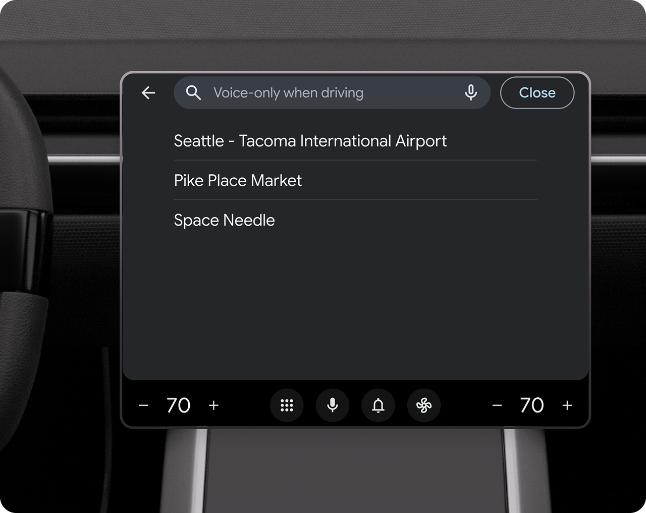 Search template example